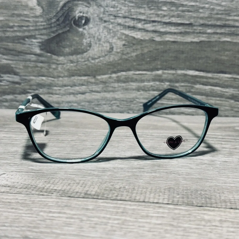Truth & Love T&L 13 COL 90 Eyeglass Frames Womens 50-16-140 Green Oval Optical